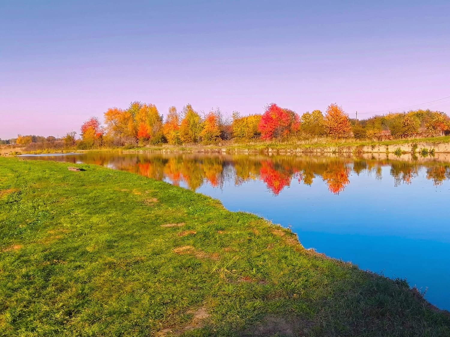 Krajobraz Zalewu Kozłowskiego
